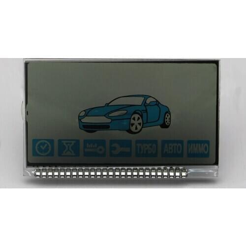 Russia Version B92 Lcd Display For Starline B92 Lcd Two Way Car Remote Controller Auto Alarm Key Fob Keychain Metal Pin