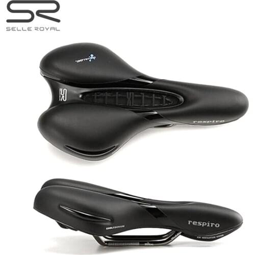 SELLE ROYAL Bicycle Saddle Respiro Athletic 5130HR Silicon Padding Cushion Seat for Bicycle Mtb Saddle Road Bike Seat Front Mat