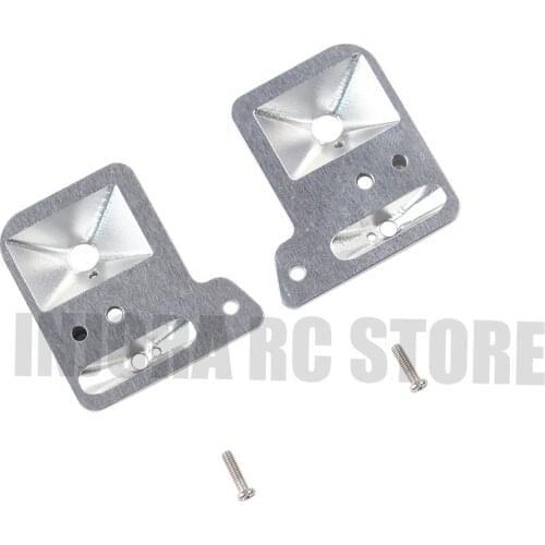 High Quality Metal Traxxas TRX-4 2PCS Headlight Cup Front Light Cover for 1:10 RC Crawler Car Ford Bronco Ranger XLT