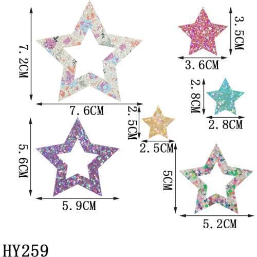 Stars cutting dies 2019 new die cut &wooden dies Suitable for common die cutting machines on the market