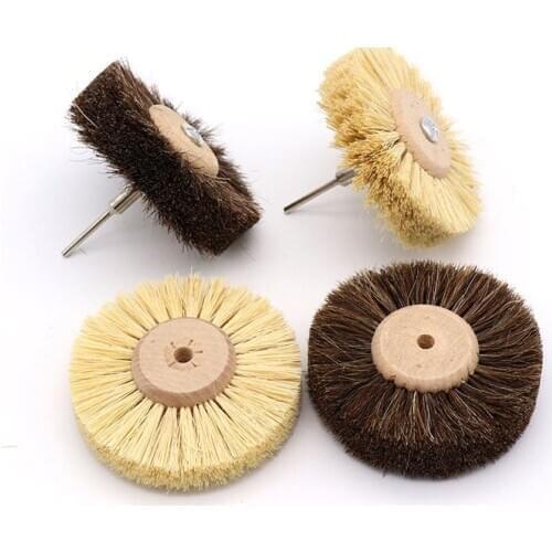 1PCS Shank 3mm Polishing Wheel Brush Wheel Grinder Head Abrasive Disc For Jade Stone Diameter 80mm