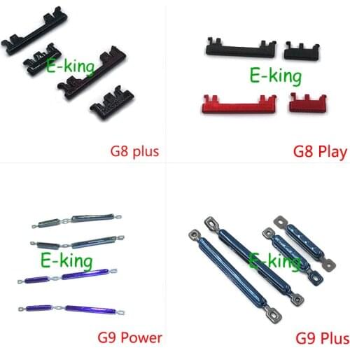 100PCS For Motorola Moto G8 G9 Plus Play Power Phone Housing Side Key Power Volume Button