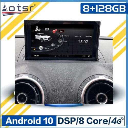 128G Android 10 Car Multimedia Auto Audio Radio Player Stereo For Audi A3 2014 2015 2016 2017 2018 2019 GPS Navigation Head Unit