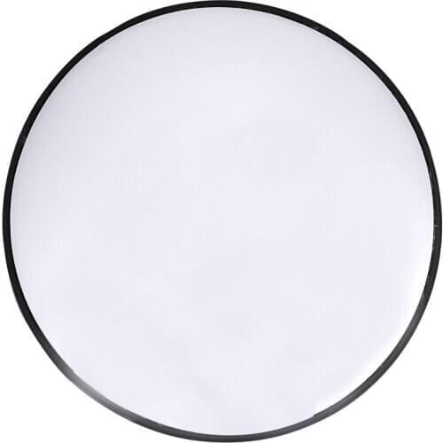 30Cm Wide Angle Security Road Mirror Curved for Indoor Burglar Outdoor Safurance Roadway Safety Traffic Signal Convex Mirror(Bla