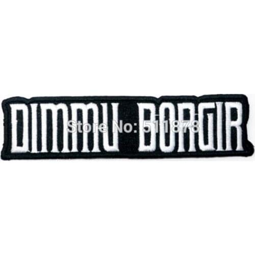 BORGIR Music Band EMBROIDERED IRON On Patch T shirt Transfer APPLIQUE Heavy Metal Rock Punk Badge