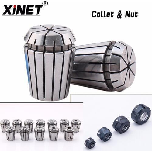 ER11 ER16 ER20 ER25 ER32 CNC machine solid carbide collet,has clamping slot,CNC milling cutter clamp collet,Spindle accessory