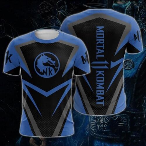 Game Mortal Kombat 11 3D Short Sleeve T-shirt Men Women Print Mortal Kombat 11 T shirts 2019 Fashion Tops Tees