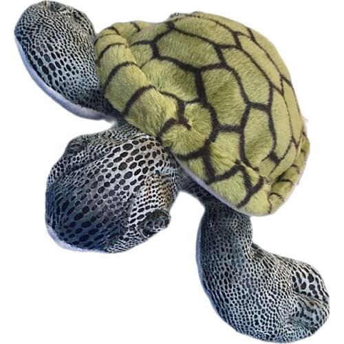 Simulation plush toy 38cm Sea Turtle Stuffed Animals Soft Boy Doll For Kids Gift Home Decoration