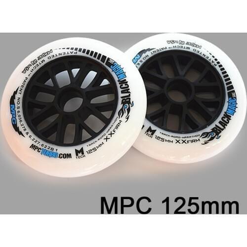JK MPC Black Magic SRC XXFirm 125mm 6 pcs or 2 pcs Marathon Racing Wheels Inline Speed Skates Wheel Road Track Skating LZ100