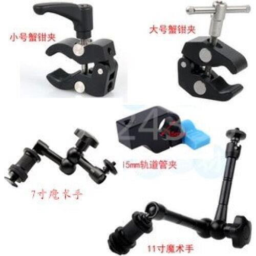 DSLR Camera Magic Arm Ball Head Mount Super Clamp for Camera LCD Monitor LED Light Tripod for Canon 5DIII for nikon D3200