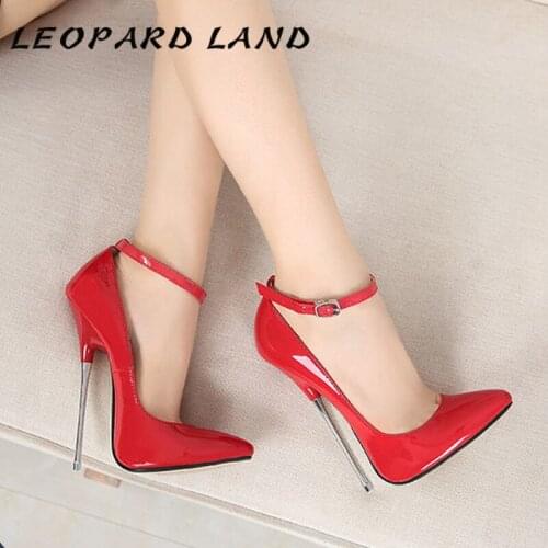 LEOPARD LAND 2021 16cm Cup Heels Women Sexy Pumps Shoes Super High Heels Point Toe Pumps Shoes Popular Super High Heels Pumps WZ