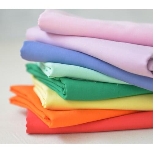 140x50cm Viscose Fabric Summer Wear Pajamas Cool In Summer Solid Color Artificial Cotton Sateen Cloth
