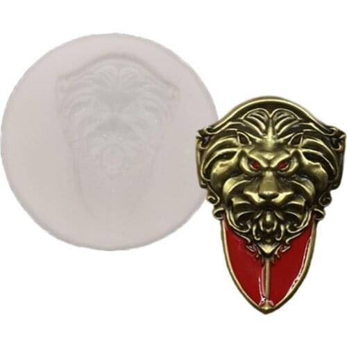 WOW Mini Alliance Shield Mold Fondant Cake Decorating Tool Silicone Mold Sugarcraft Chocolate Baking Tool For Cake Gumpaste Form