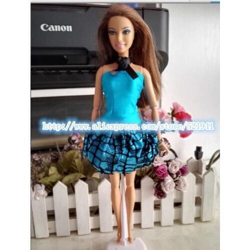 Fashion Doll Dress Handmade Party Clothes Fashion doll Dress For Barbie Doll,hot sell toys for girls gift doll accessories