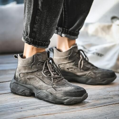 Platform Sneakers Men Wear-resistant Vulcanized Shoes Boys Brand Shoes Man Sneaker male tennis Super star buty meskie X15-50