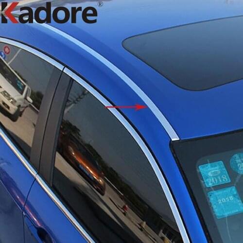 Roof Trim Cover For Kia Cerato Forte K3 2019 2020 2021 Sedan Stainless Steel Roof Decoration Strips Car Styling Accessories 2pcs