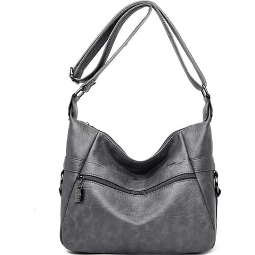 2021 New Hot Luxury Soft Leather Ladies Hand Bags Fashion Zipper Crossbody Bags for Women Daily Travel Messenger Bags