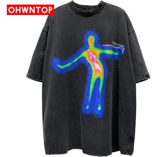 OHWNTOP Men's T-shirts With Print