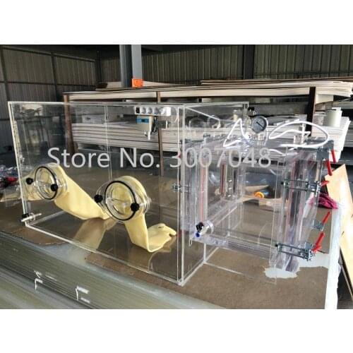 Plexiglass glove box, aseptic operation box, nitrogen glove box, nitrogen operating box, vacuum dust-free cabinet