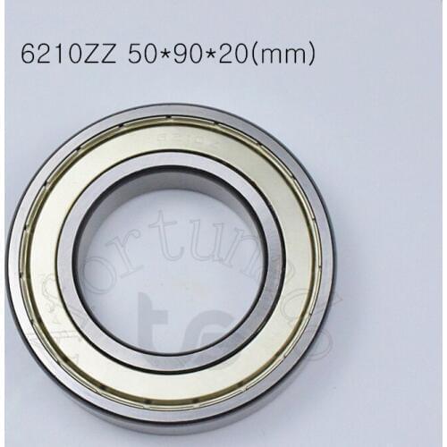 6210 6210ZZ 50*90*20(mm) 1Piece bearings ABEC-5 CHROME STEEL DEEP GROOVE BEARING 6210 6210Z 6210ZZ
