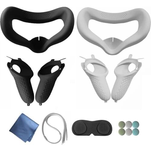 Hot VR Accessories Protective Cover For Oculus Quest 2 VR Touch Controller Case With Knuckle Strap Handle Grip For Oculus Quest2