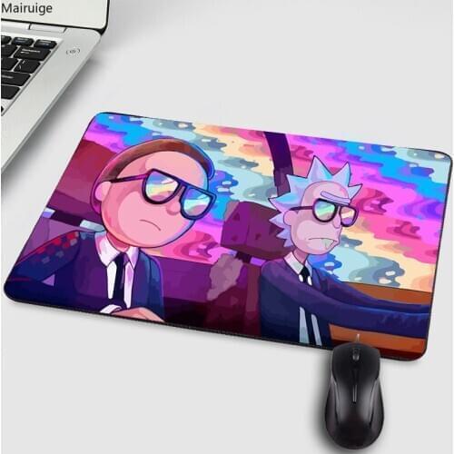 Mairuige Rick Anime Creative Pattern So Cool Funny Lol Anime Cartoon Rubber Small Mousepad Diy Table Pc Computer Play Mat