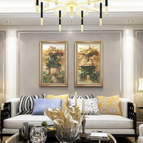 European Classic Still Life Oil Painting Posters Print on Canvas Wall Art Painting Bright Flowers Pictures for Living Room Decor