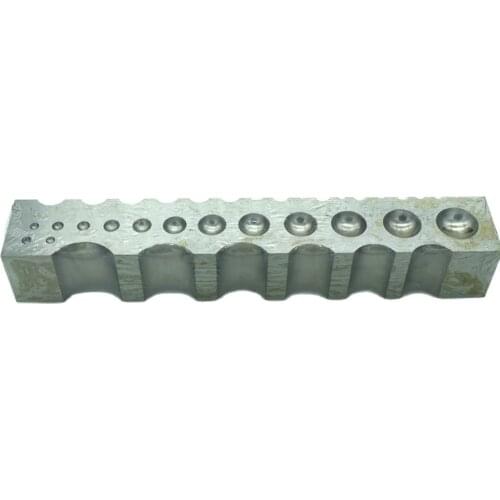 Steel Forming Dapping Block Multifunctional Design Doming Shaping Tools For Jewelry Making