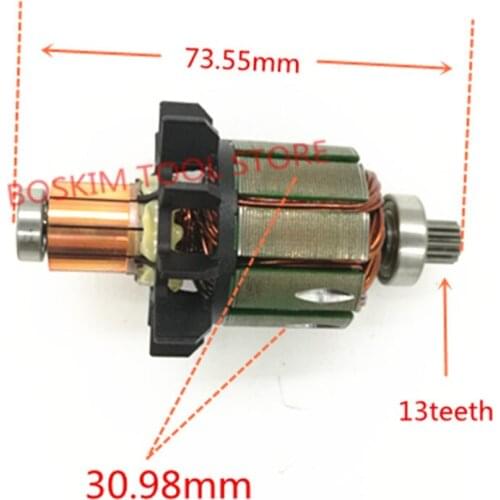 Armature 18V Motor for MAKITA 619263-3 619287-9 DDF456Z DF456D DDF456RFE3 rotor BDF456RFE DDF456 BHP456 BDF456 DDF456RME