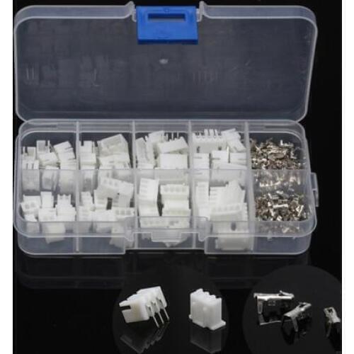 140pcs 2/3/4/5Pin JST-XH 2.54mm Dupont Connector Male/Female Wire Cable Jumper Pin Header Housing Connector Terminal Kit