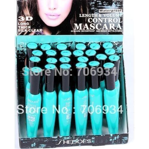 Mascara Brand Eyelash Growth Volume 24pcs False Lash Effect Super Lash Mascara Extra Long Lasting Silk Clear Waterproof 8229
