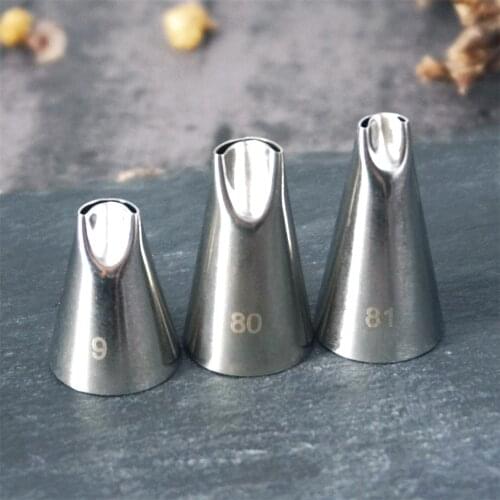 #79 80 81 Small Size Chrysanthemum Cake Tips Decorating Cupcake Decorating Tools Stainless Steel Piping Nozzles Pastry Tools