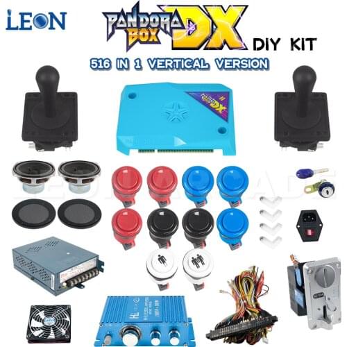 Arcade Cabinet 8way American Nylon Joystick Happ Push Button Cocktail Arcade Machine Vertical 516 In 1 Game Jamma Pandora Box Dx