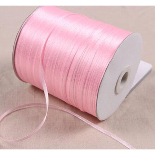 1/8" 3mm Satin Ribbon for packing and bow & Garment Accessories 20y/lot 04