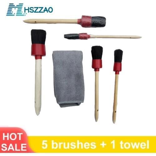 Car Detailing Brush Wash Brushes for Car Interior Cleaning Wheel Gap Rims Dashboard Air Vent Trim Detailing Washing Tools
