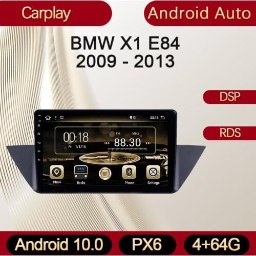 Iodun For BMW X1 E84 2009 - 2013 Car Radio Stereo Receiver Player With Screen Carplay Android Auto Din Bluetooth Mp3 2 Tape