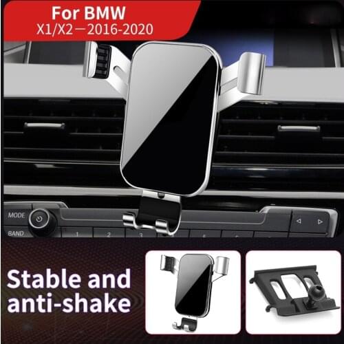 Car Mobile Phone Holder Mounts Stand GPS Gravity Navigation Bracket For BMW X1 X2 F39 F47 F48 F49 2016-2020 Car Accessories