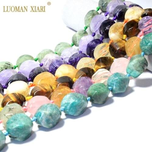 100% Natural Gem Pink Crystal Jaspers Unique Design Spiral Shapes Stone Beads For Jewelry Making DIY Bracelet, Necklace 15*20mm