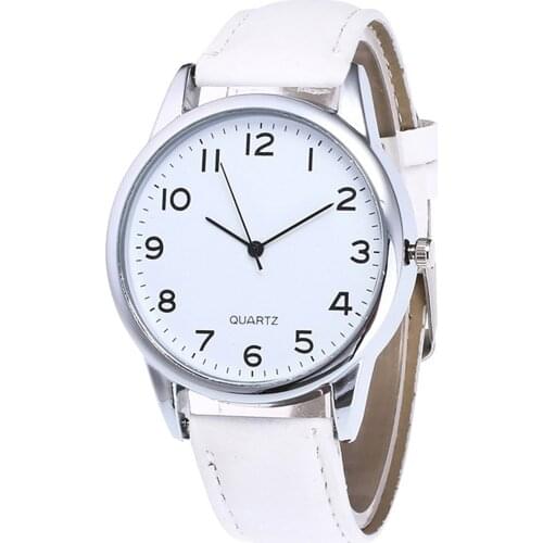 Luxury Brand Leather Quartz Watch Fashion Round Business Mens Watch Wristwatches Clock Couple Relogio Feminino Masculino