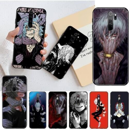 CUTEWANAN Tomura Shigaraki Decay My Hero Academia anime Soft Phone Cover for Redmi Note 9 8 8T 8A 7 6 6A Go Pro Max Redmi 9 K20