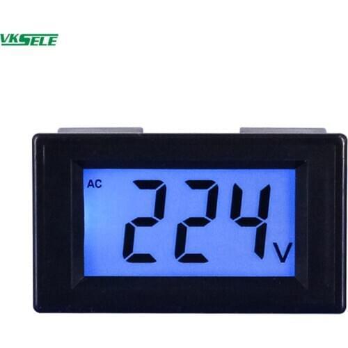 D85-120 miniature LCD AC digital display voltmeter head D85-120 two-wire direct type with or without back cover