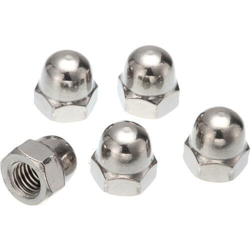 DIN1587 M4*8H Nickel-plated Cap Nuts Decorative Cover Semicircle Acorn Nut stainless steel 304 acorn nut