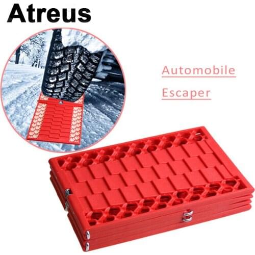 Atreus 2X Snow Muddy Get out of trouble Car Tires Grip Track Mats For VW polo passat b5 b6 Mazda 3 6 Toyota corolla Ford focus