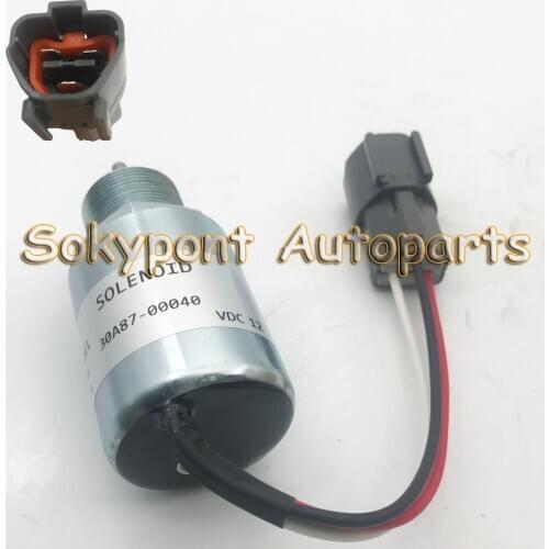 Engine L3E S3L S4L Stop Solenoid 30A87-20402 30A87-00040 30A87-10044 for Peljob EB350 EB406 Mini Excavator 1PC