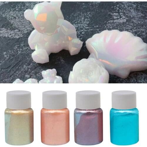 10G/Bottle Beautiful Mica Powder Color Shift Multifunctional Powder DIY Blending Epoxy Pigment Pearlescent Pigments for Women