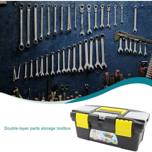 10 Inch 12.5Inch Multifunctional Instrument Parts Hardware Tool Storage Box ABS Plastic Toolbox Electrician Box