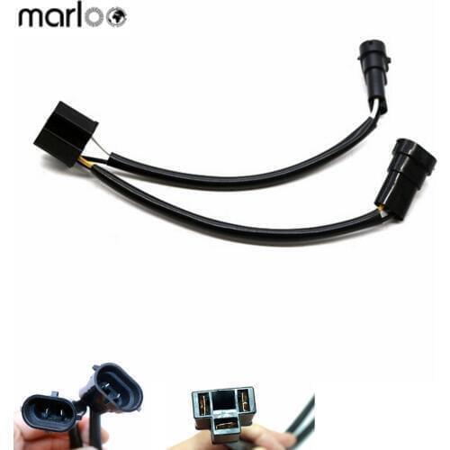 Marloo Motorcycle Accessories Dual Beam Headlight Splitter Harness Adapter H4 Splitter Harness H4 to H9 / H11