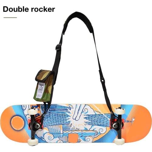Skateboard Shoulder Carrier Adjustable Universal Carry Strap Skateboard Backpack Strap Camouflage Multifunctional Storage Bag