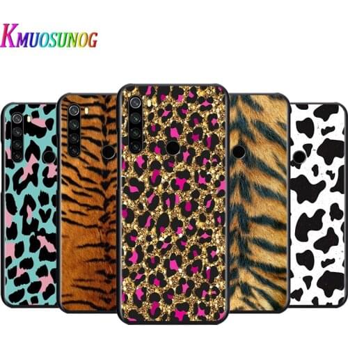 Sexy cute animal stripes For Xiaomi Redmi Note 4 4X 5 5A 6 7 8 8T 9S/T 10 10S 5G Global version Por Max Black Soft Phone Case
