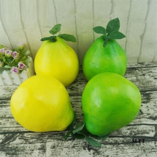 Festive props home hotel supermarket bar cafe Shop Store decoration fake furit Simulation artificial pomelo shaddock Grapefruit